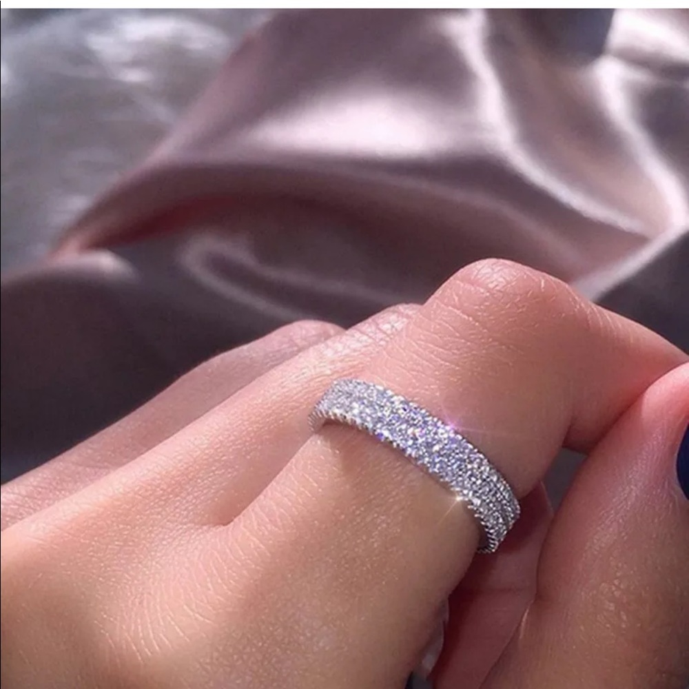 Silver 925 eternity band